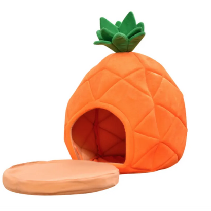 Cat Cave In Pineapple Design – Cozy Sleeping Cave For Cats And Small Dogs
