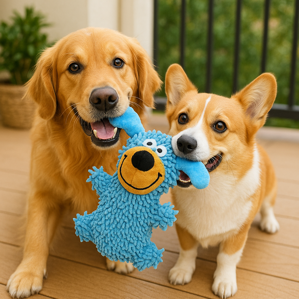 Giggling Dog-Color Tooth-Cleaning Toy