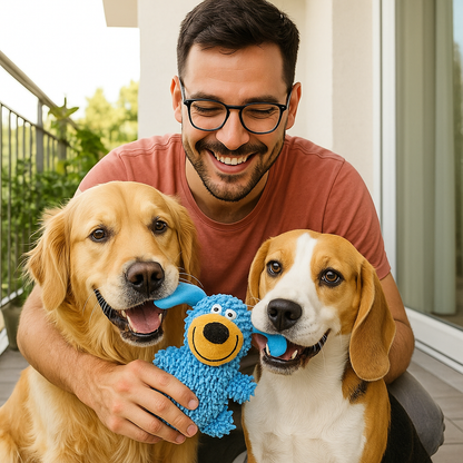 Giggling Dog-Color Tooth-Cleaning Toy