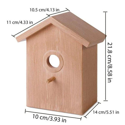 Window Birdhouse With Suction Cups