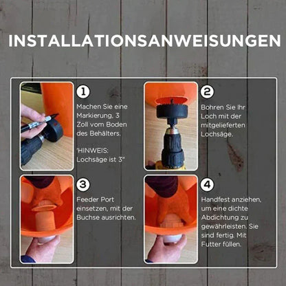 Self - Sufficient Chicken Feed System