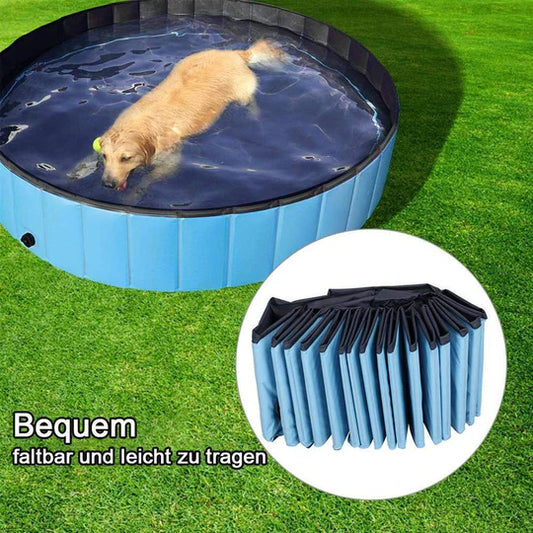 Folding Dog Pool For Garden And Outdoor Use