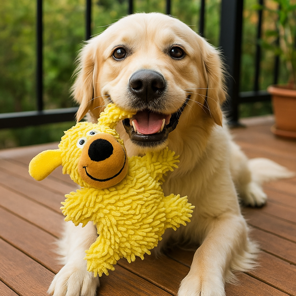 Giggling Dog-Color Tooth-Cleaning Toy