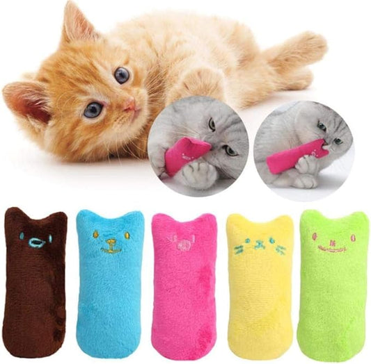 Gnashing Teeth Catnip Toy Funny Interactive