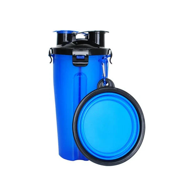2 - In-1 Portable Water And Food Bottle For Pets