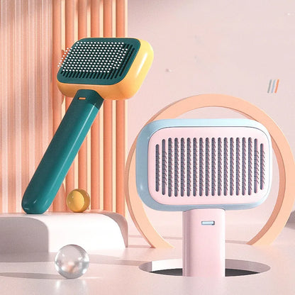Hairbrush With Detangling Function - Innovative Design For Pain Relief And Quick Detangling