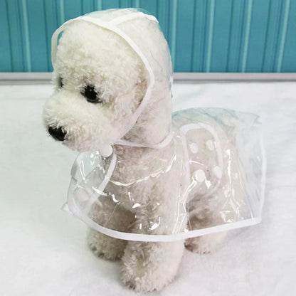 Transparent Waterproof Dog Rain Jacket