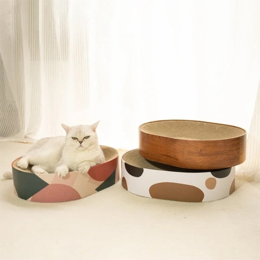 Luxurious Cardboard Cat Scratching Bed