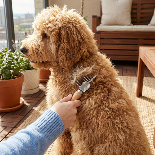 Pet Dematting Comb – Undercoat & Knot Remover
