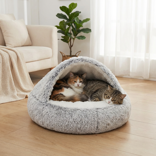 2-in-1 Cat Cuddle Cave