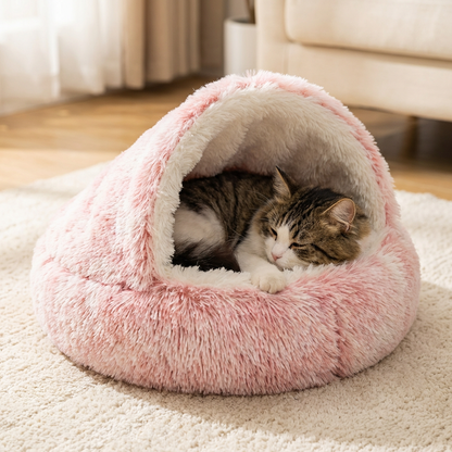 2-in-1 Cat Cuddle Cave