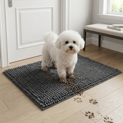 Dog Mud Mat – Super Absorbent, Non-Slip & Washable