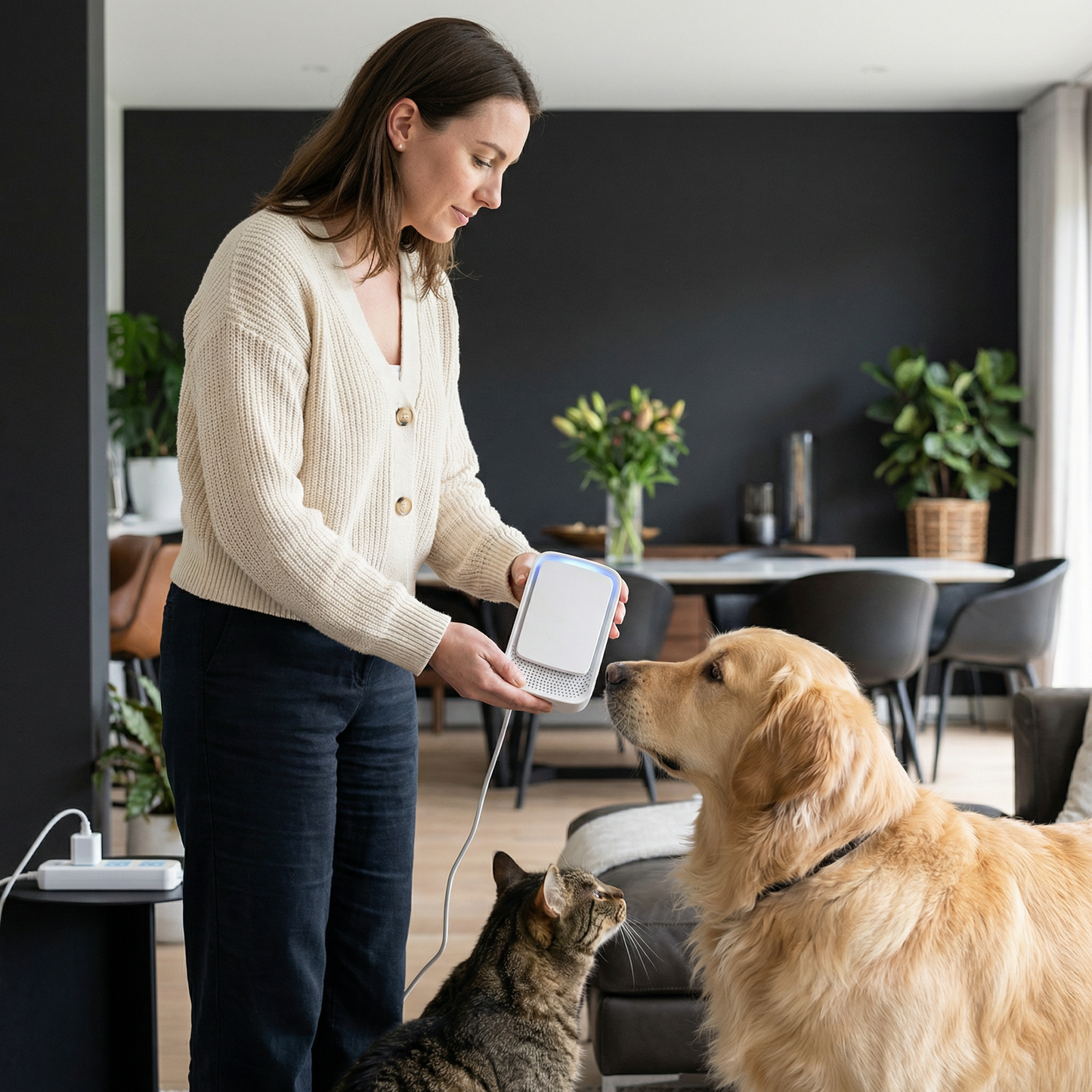 Portable Air Purifier & Odour Eliminator – Ideal for Pet Homes