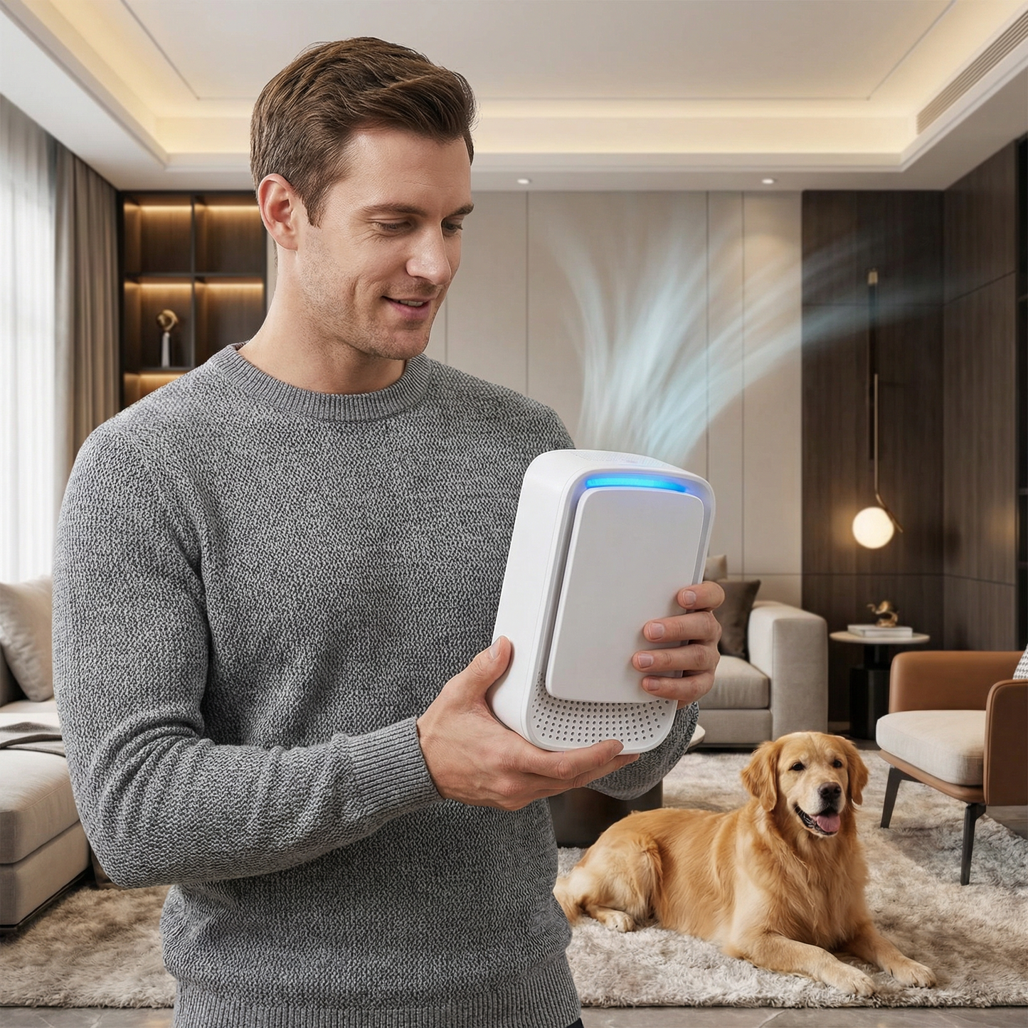 Portable Air Purifier & Odour Eliminator – Ideal for Pet Homes