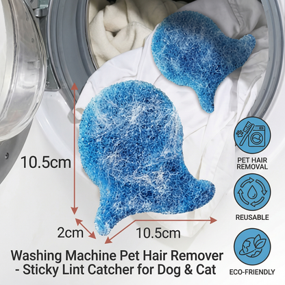 Washing Machine Pet Hair Remover – Sticky Lint Catcher for Dog & Cat