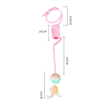 Interactive Elasticated Cat Toy