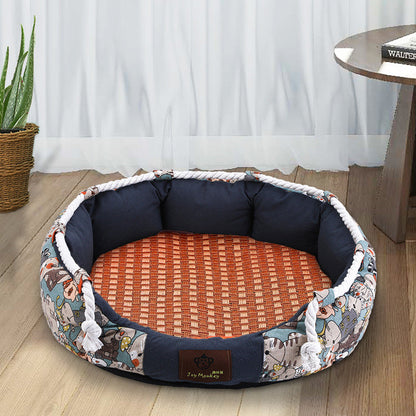 Durable Dog Bed With Pocket Function And Rope