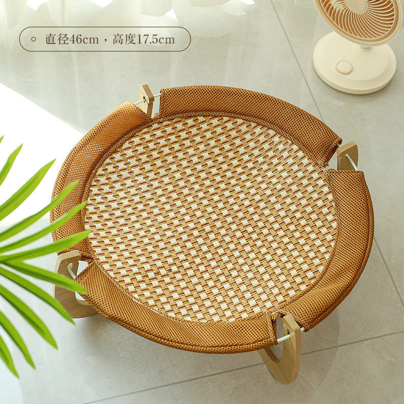 Cooling Cat Hanging Mat Made From Rattan