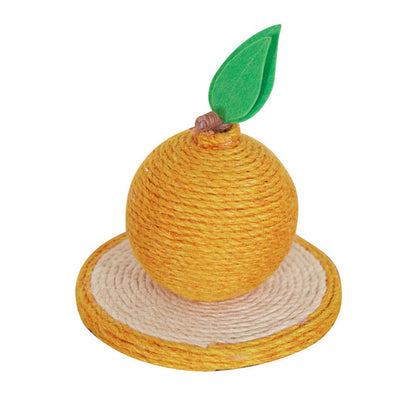 Cat Scratching Orange Made From Sisal