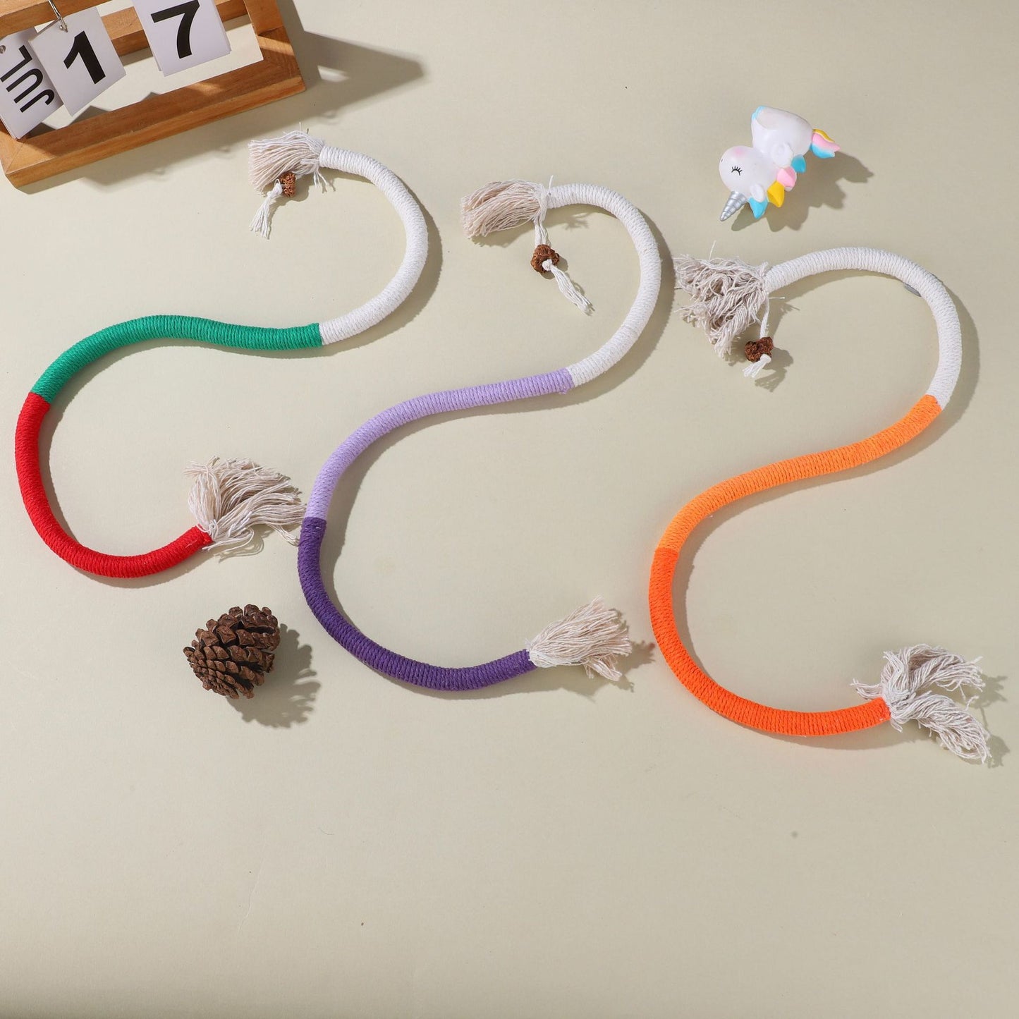 Natural Cat Chew Rope – Robust, Promotes Dental Hygiene and Reduces Stress