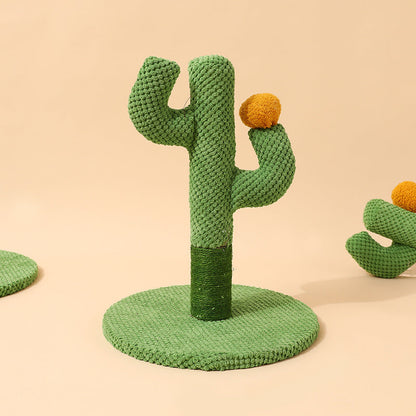 Cat Cactus Scratching Post Made From Sisal