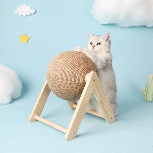 Cat Scratching Ball Made From Sisal