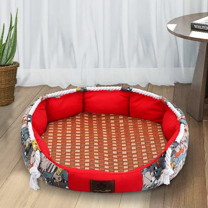 Durable Dog Bed With Pocket Function And Rope