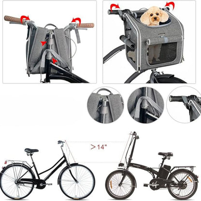 3in1 Dog Transport Bag For Bicycles