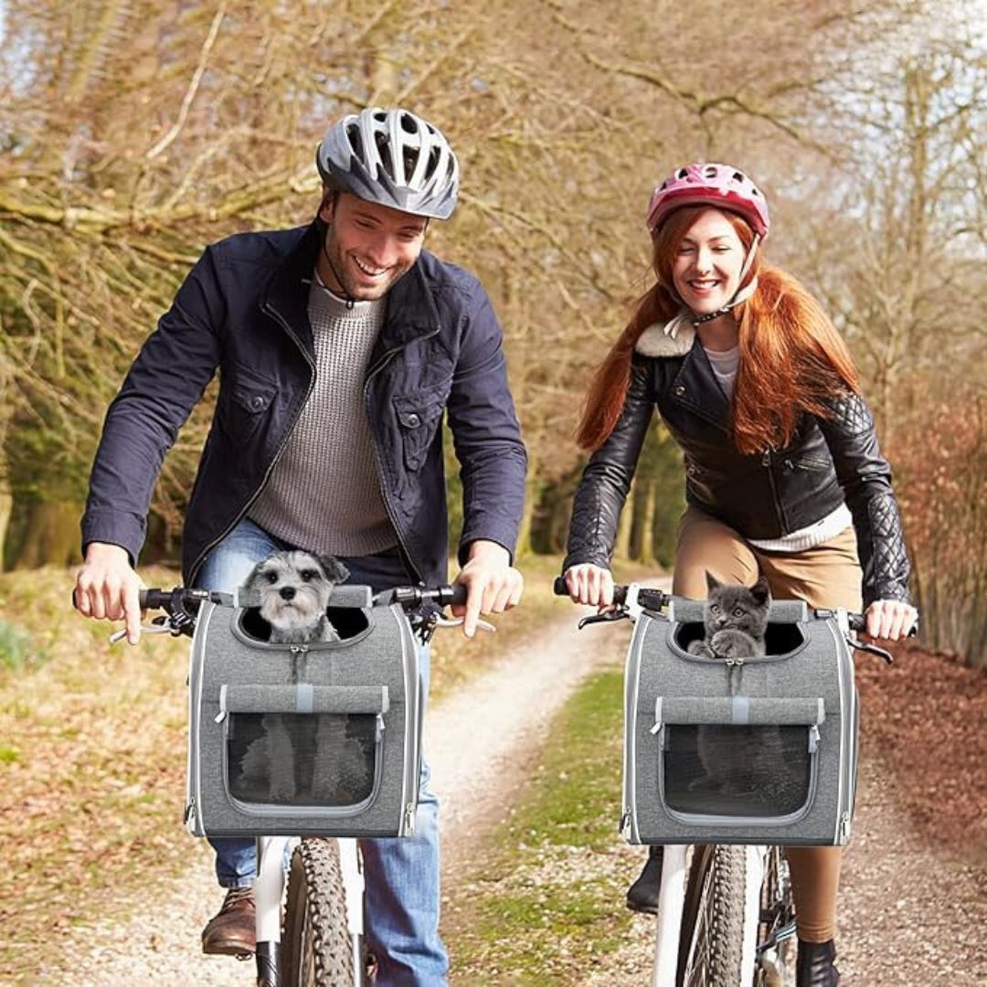 3in1 Dog Transport Bag For Bicycles