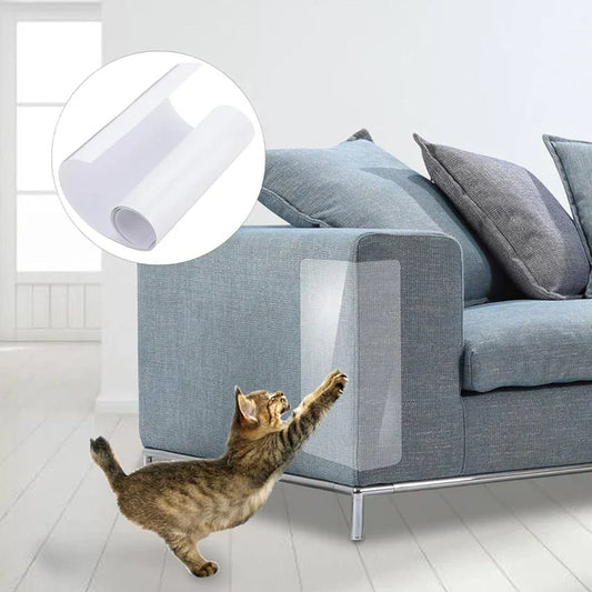 Self - Adhesive Cat Furniture Scratch Protection - Transparent
