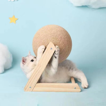 Cat Scratching Ball Made From Sisal
