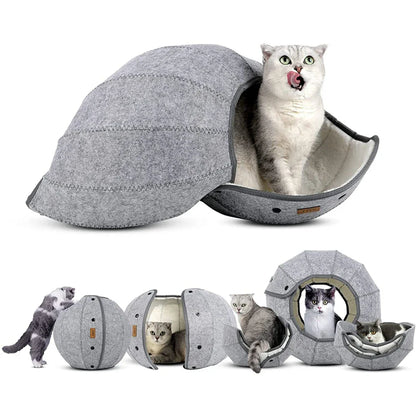 5in1 Cat Bed Toy Tunnel