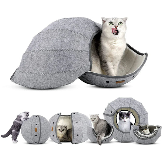 5in1 Cat Bed Toy Tunnel