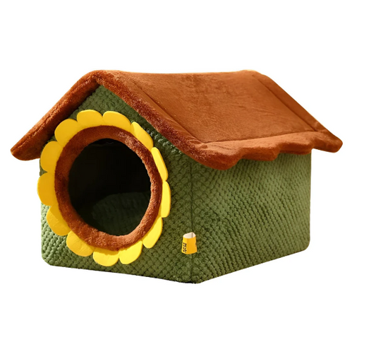 Cosy Cat Plush Tent Bed