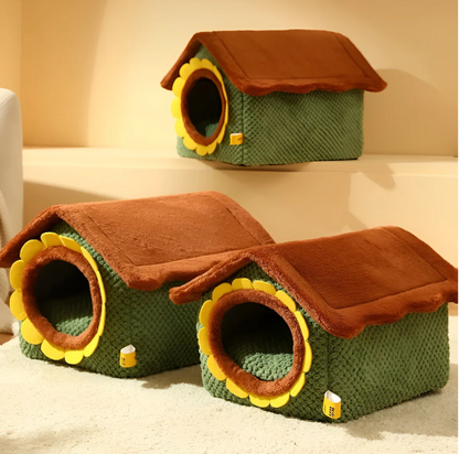 Cosy Cat Plush Tent Bed