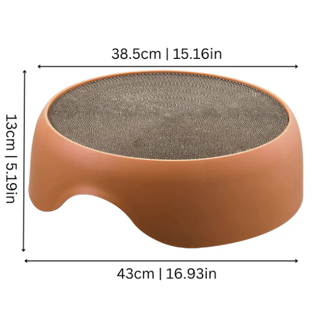 Multifunctional Cat Bed With Scratching Surface And Lying Cushion