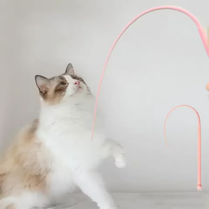 Set Of 2-Flexible Play Stick For Cats - Interactive Play Fun