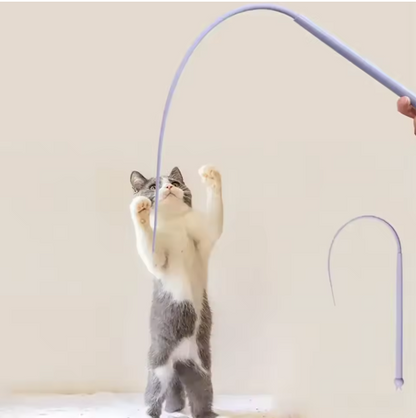 Set Of 2-Flexible Play Stick For Cats - Interactive Play Fun