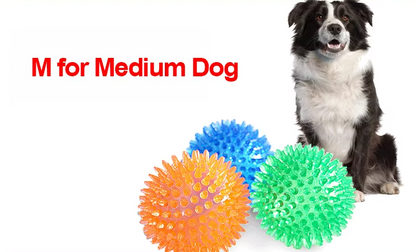 Nub Ball Dog Toy - Dental Care And Massage Ball For Playful Activity