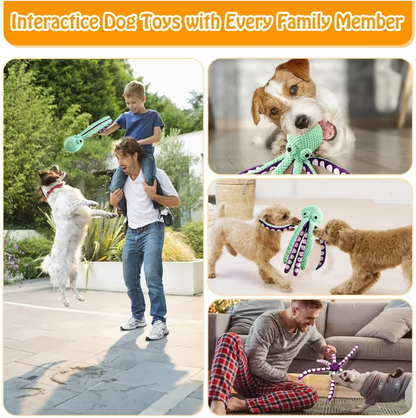 Squeaker Octopus - Robust Chew Toy For Dogs