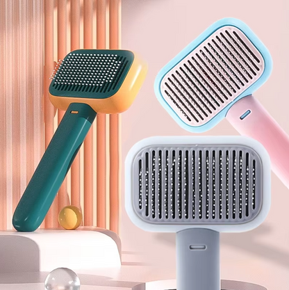 Hairbrush With Detangling Function - Innovative Design For Pain Relief And Quick Detangling