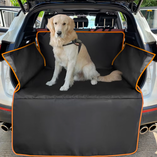 Waterproof Car Boot Cover For Dogs - Non - Slip Car Boot Cover With Side Protection