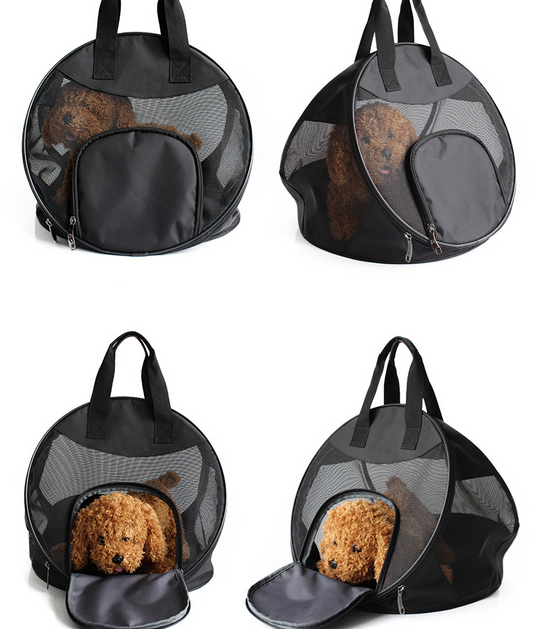 Foldable Pet Carrier Bag - Breathable Carrier Bag For Dogs Cats