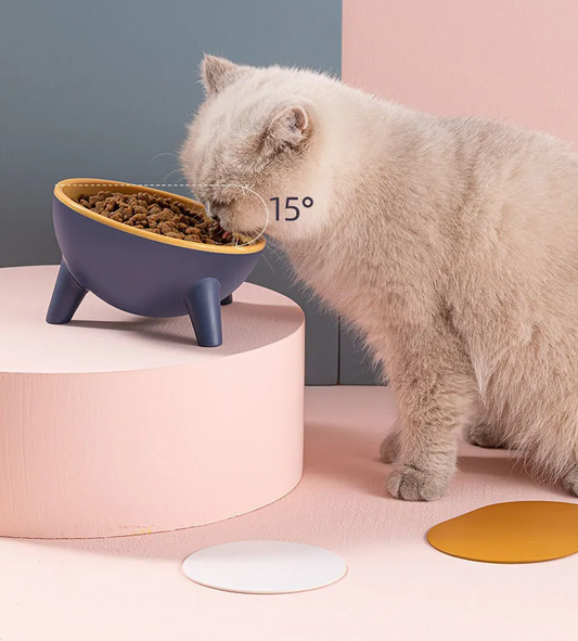Elevated Feeding Bowl For Cats And Dogs - Ergonomic Design