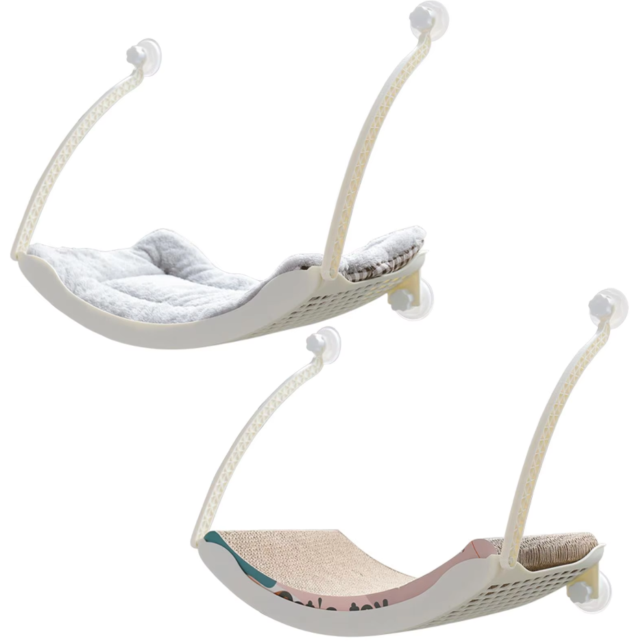 Cat Window Hammock - Stable And Comfortable Resting Place With Suction Cups