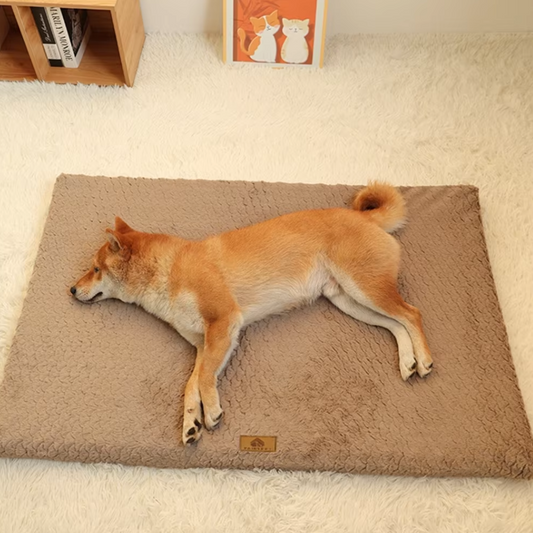 Orthopaedic Dog Bed - Soft Fluffy Pet Mat For Dogs Cats