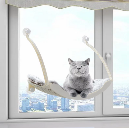 Cat Window Hammock - Stable And Comfortable Resting Place With Suction Cups