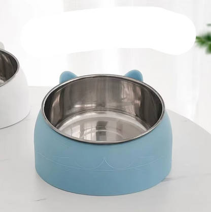 Cat Bowl With 15 - Degree Inclination For Comfortable Eating