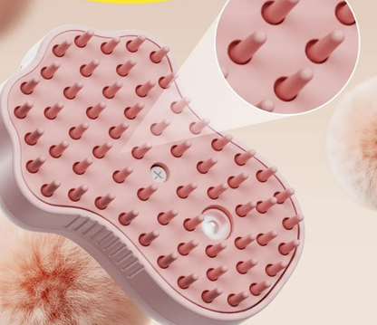 Electric Cat Brush With Massage Function For Gentle Coat Care