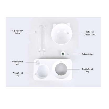 Automatic Food And Water Dispenser For Pets